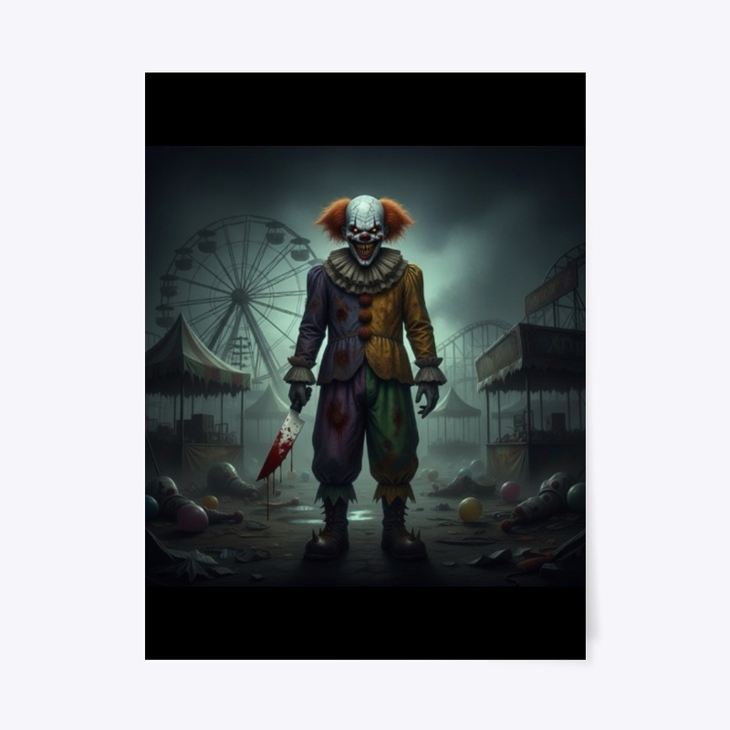 Killer Clown With Knife
