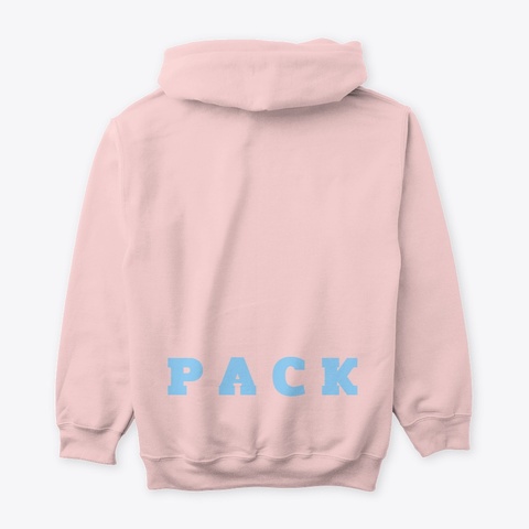 Peggy Pack Hoodie Light Pink T-Shirt Back