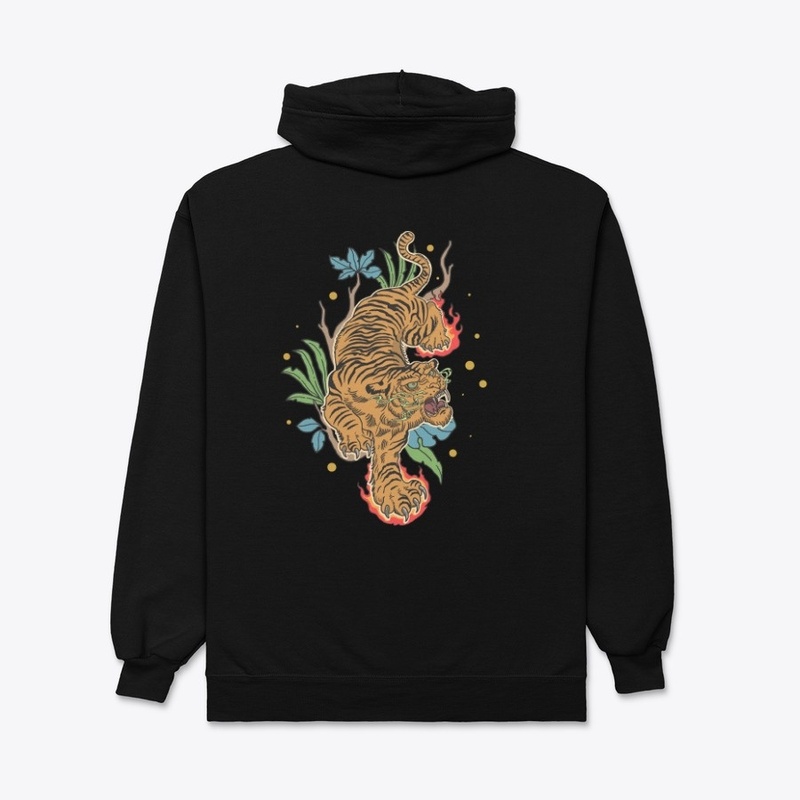 Hangover Hoodie Tiger Anime