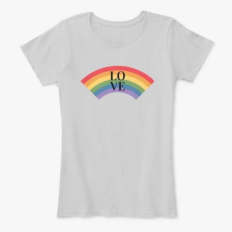 Pride Shirt, LOVE is Love, Rainbow LGBTQ