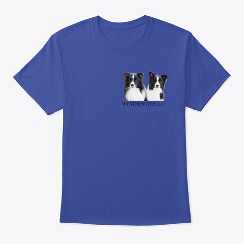 Pyro &Amp; Vicky Westminster 2025  Deep Royal T-Shirt Front