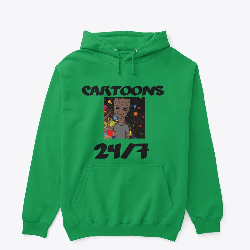 cartoons 24/7  groot hoodie 