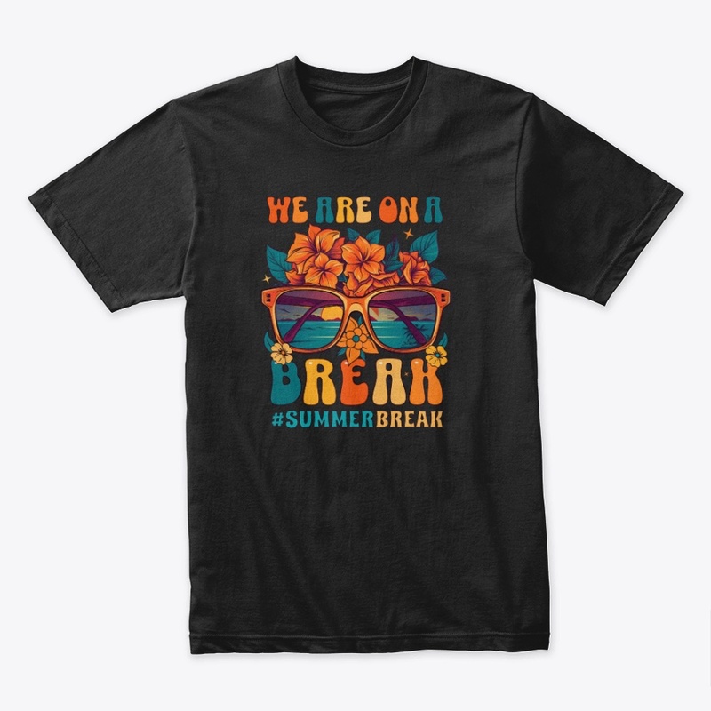 Summer Beach Vibes Sunglasses Tee Design