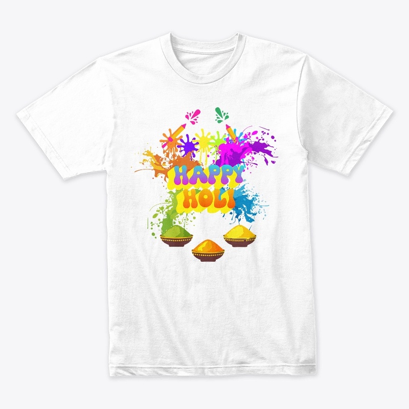 Happy Holi T-Shirt for Everyone.
