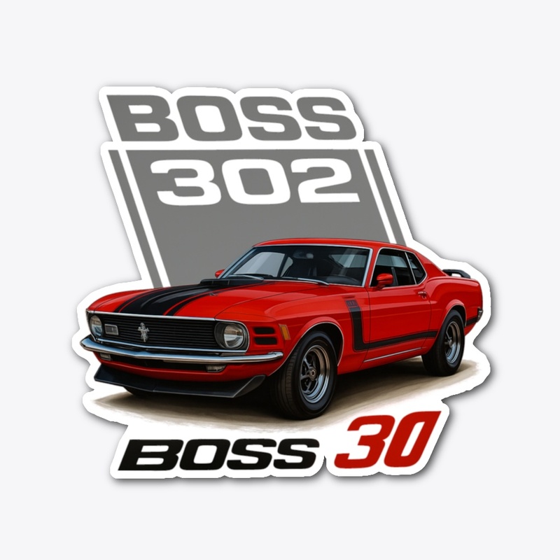 Boss 302 Legend T-Shirt Design