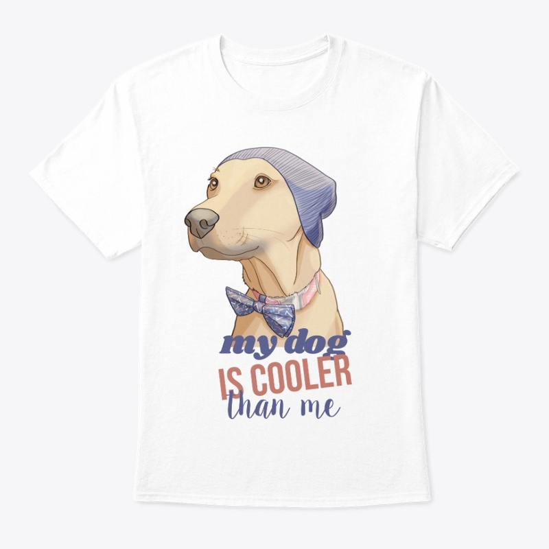 My dog is cooler than me, labrador