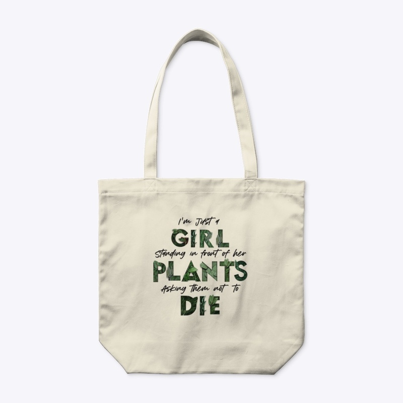 Just a Girl and Her Plants
