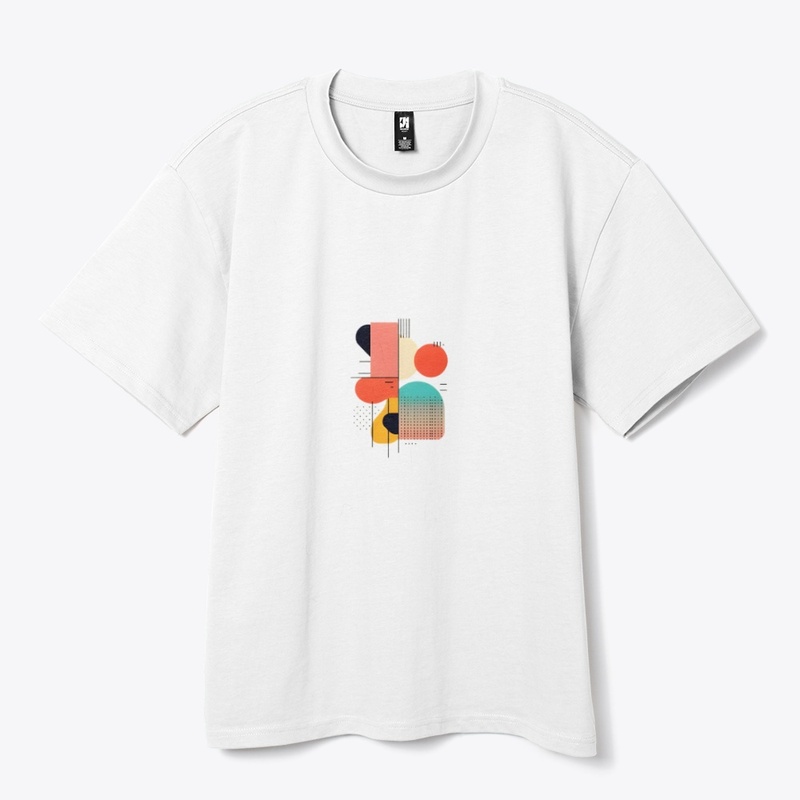 Minimalist graphic casual T-shirt design