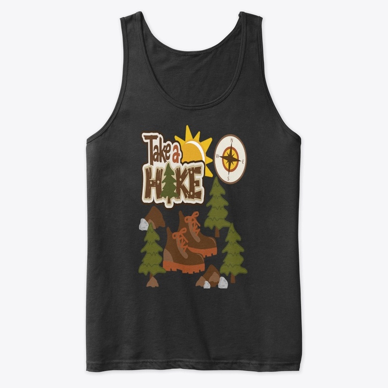 take a hike hiking t shirts