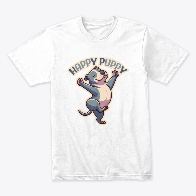 happy puppy - pitbull dance