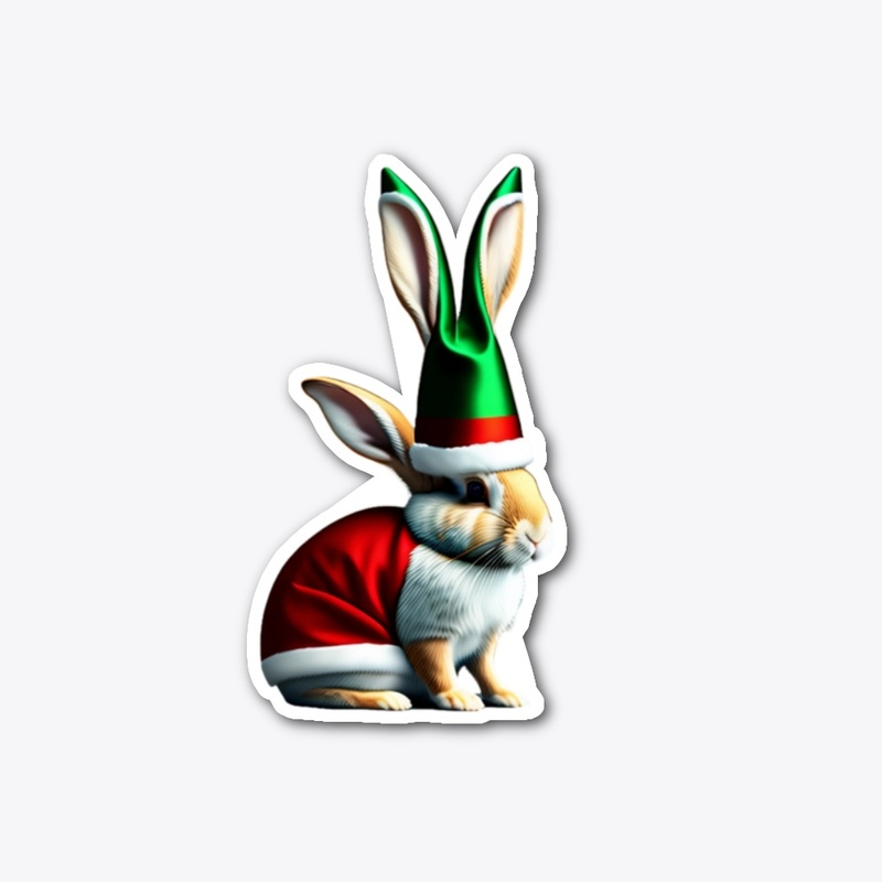 Christmas rabbit 