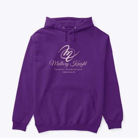 Mallory Knight Hoodie Purple T-Shirt Front