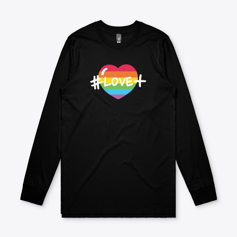 #LOVE+ rainbow Hashtag Love More