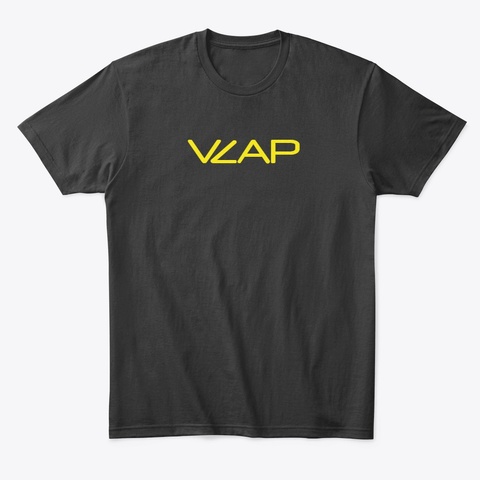 Vzap Beach T Black T-Shirt Front
