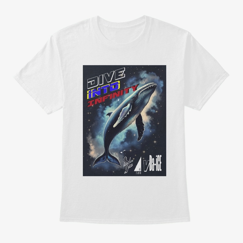 Dive Into Infinity Dark Whale Unisex Tee