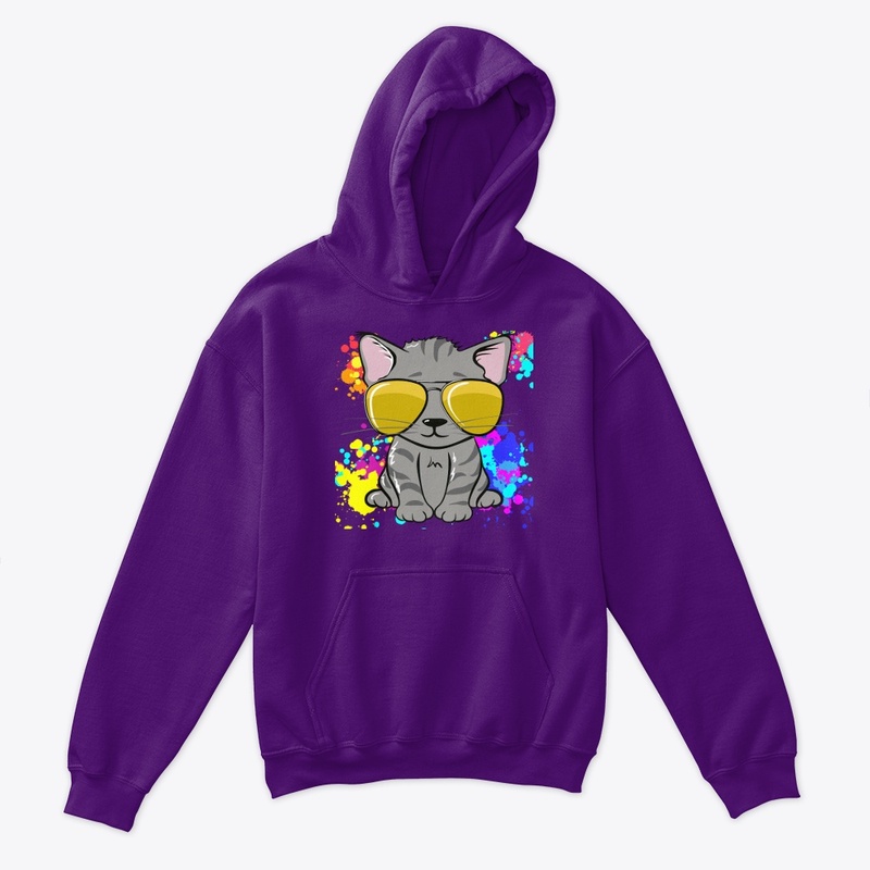 Baby cat w/shades-Kids HD
