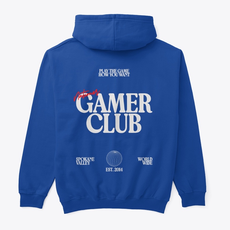 Nationer Gamer Club Blue Hoodie