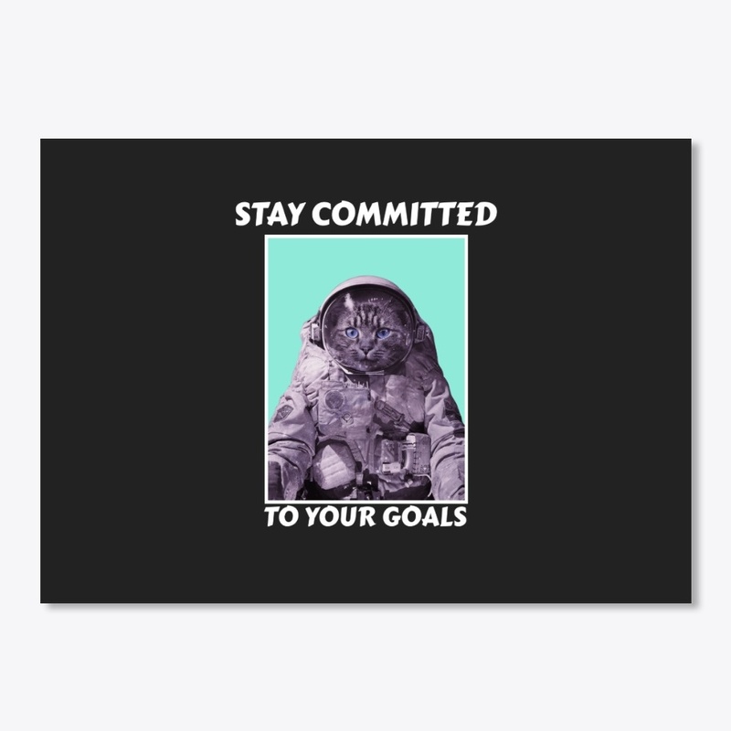 Motivational stay commited tee
