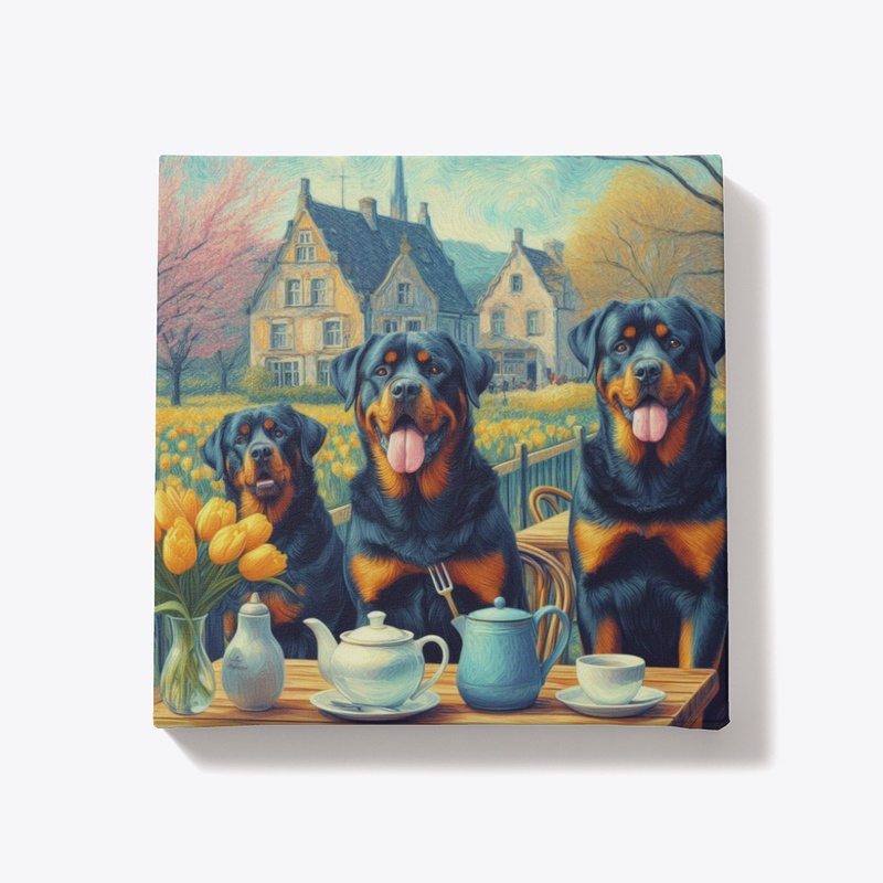 Rottweilers Spring