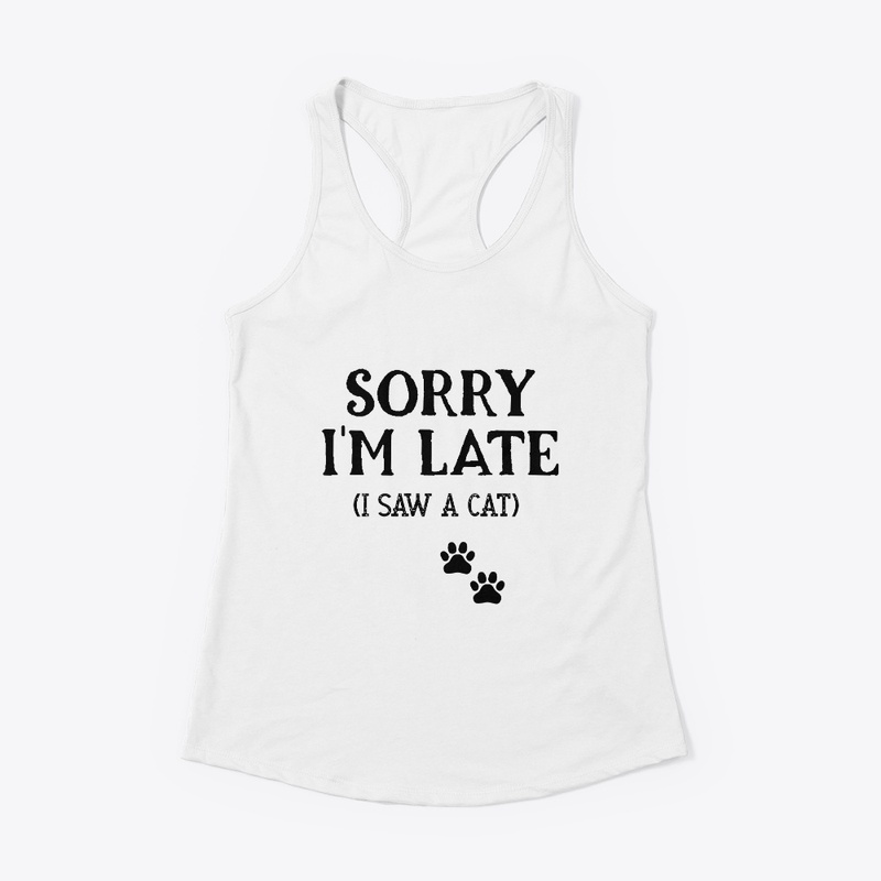 Sorry I am late I saw a Cat Funny Cat 
