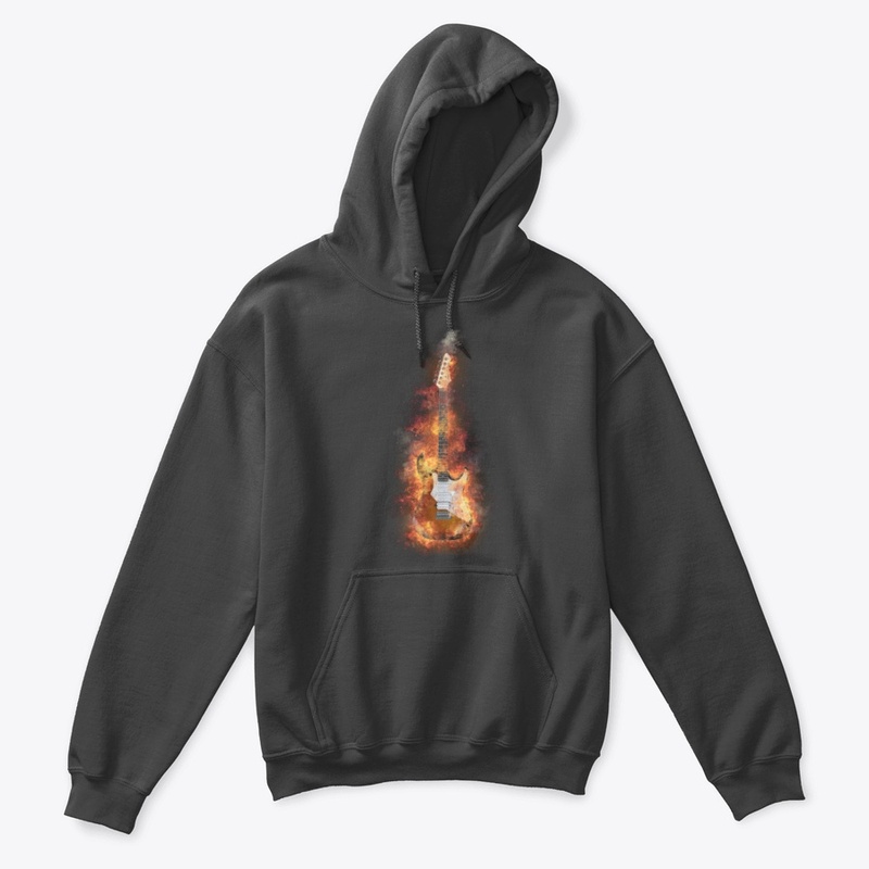 Flaming guitar 2