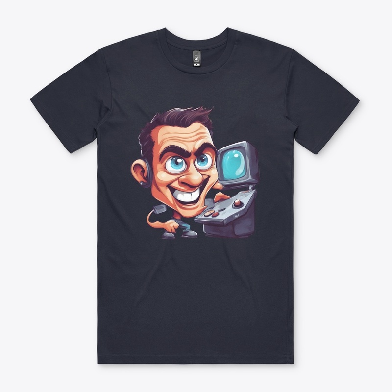 Cartoon Video Gaming T-shirt Design