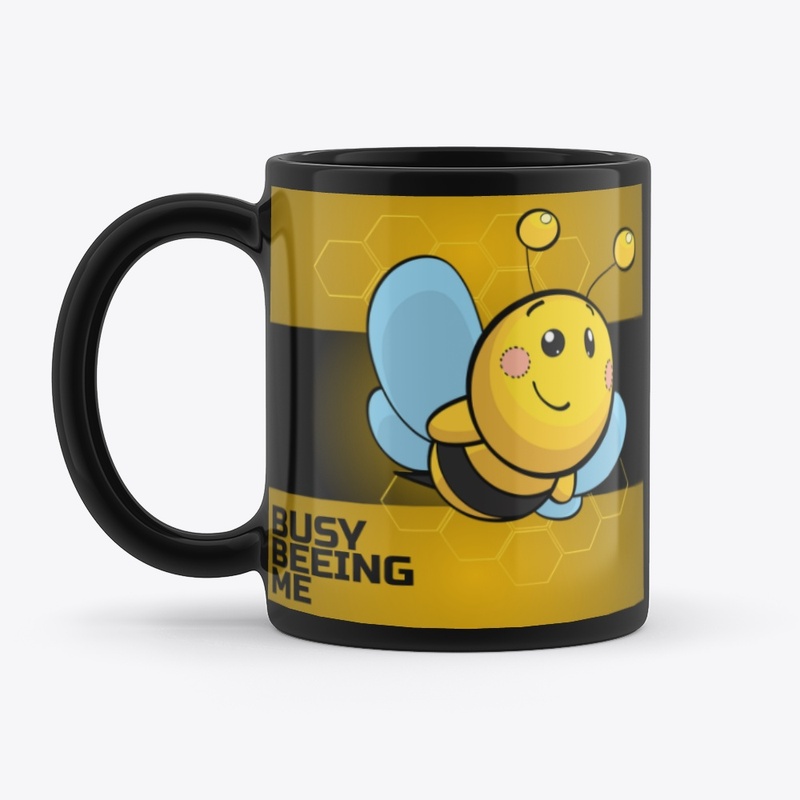 Busy Beeing Me: Cute Bee Mug 