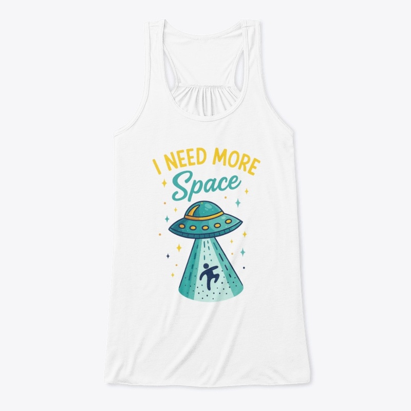 "I Need More Space" UFO Graphic Tee