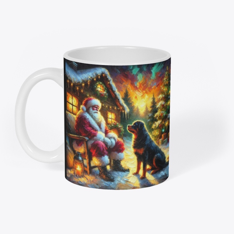Rottweiler & Santa