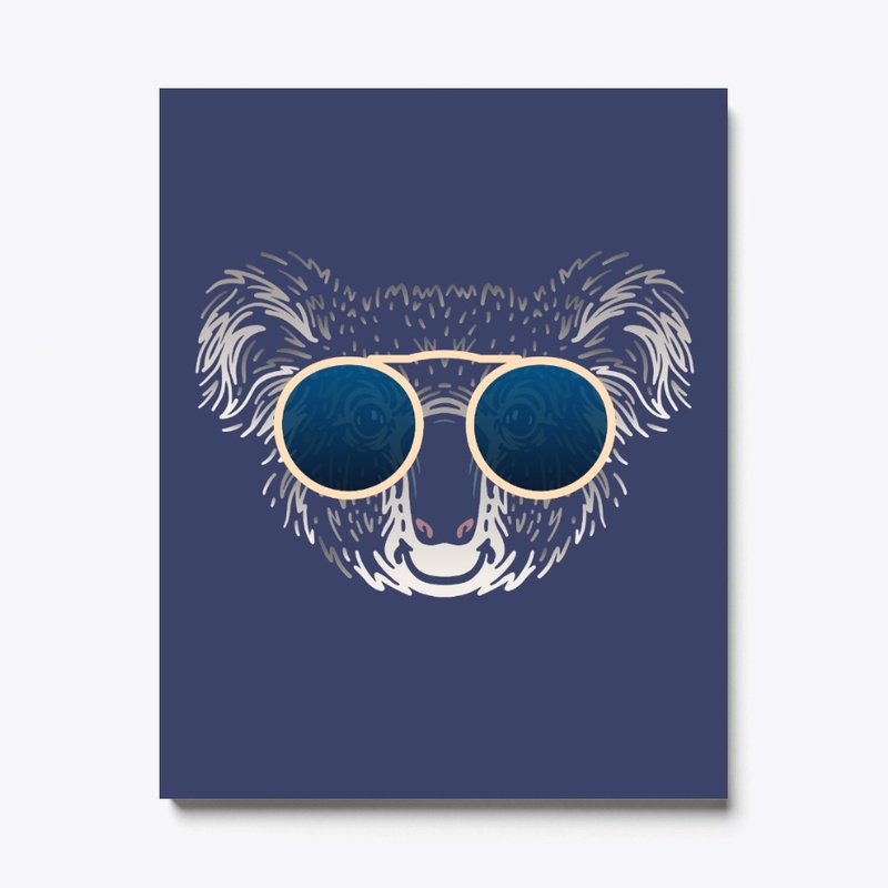 Cute Koala in Sunglasses (Colored+sg08)