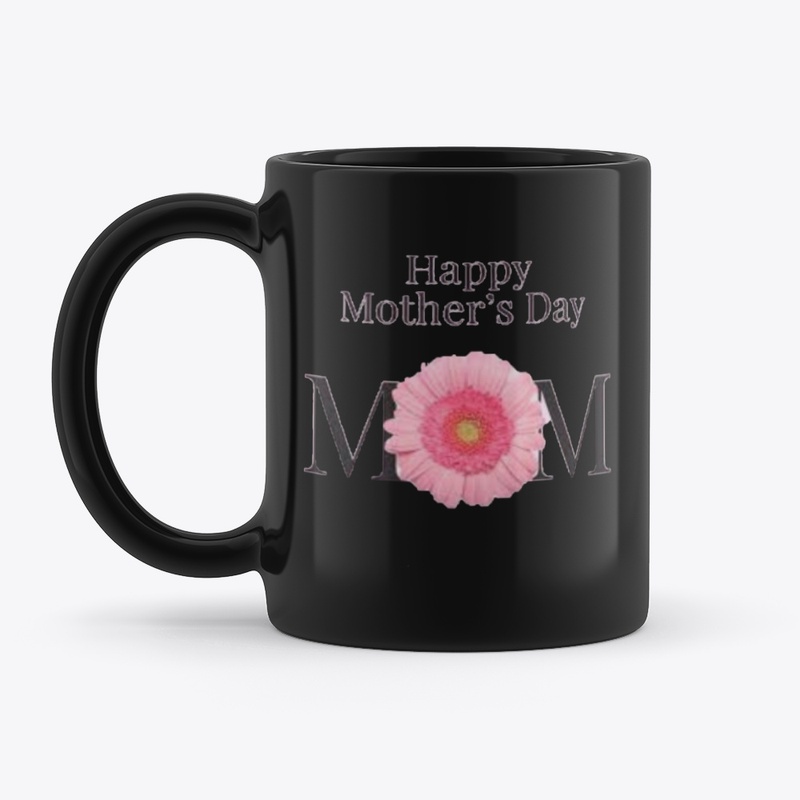 Happy Mother's Day MOM with flower