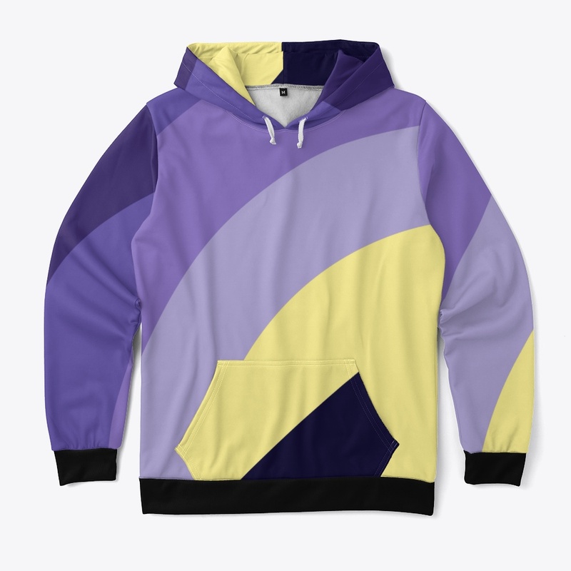  allover  printed  hoodie 
