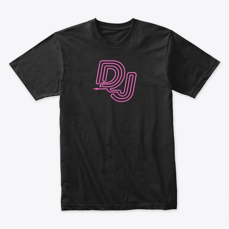 DJ T-Shirt (Pink Letters)