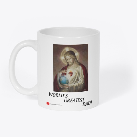 World's Greatest Dad! White T-Shirt Front