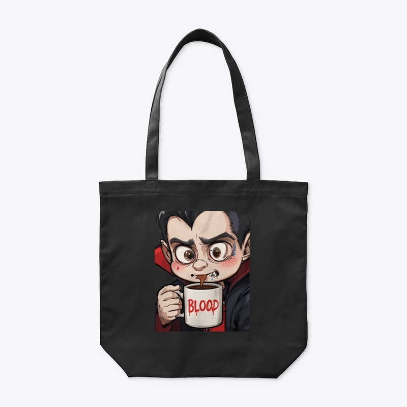 Vampire Coffee Halloween Tee