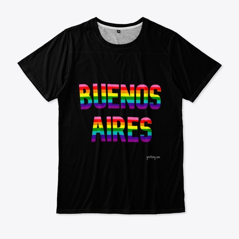 Buenos Aires Pride Rainbow Flag Apparel 