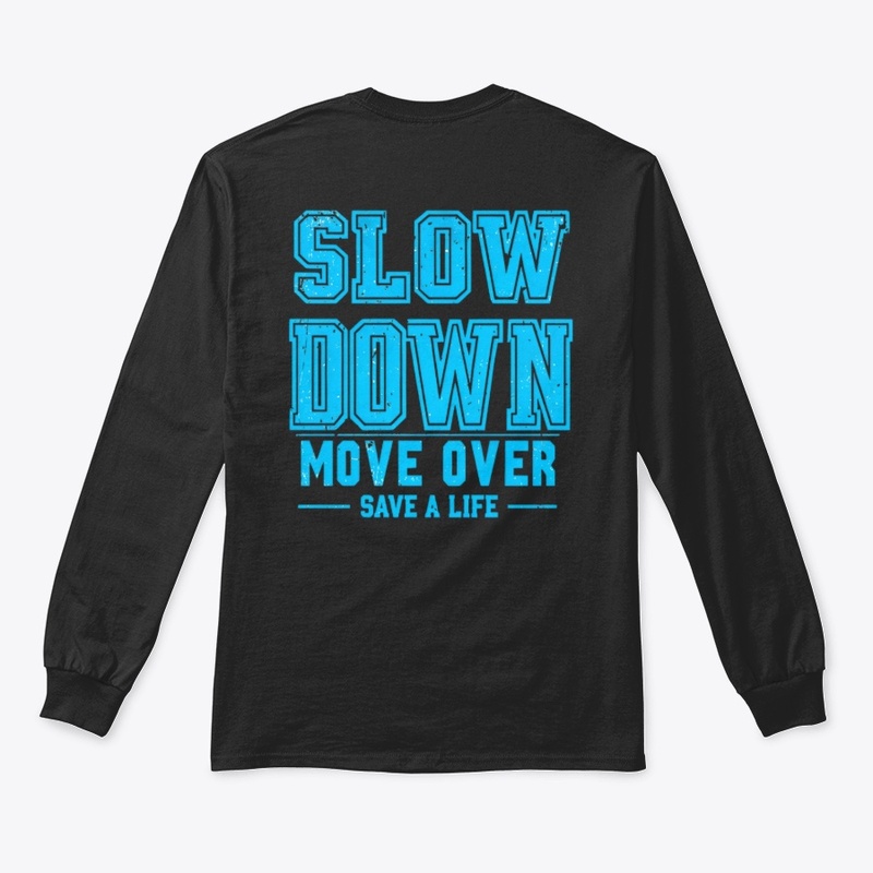 Move Over Safety – Blue Impact Text