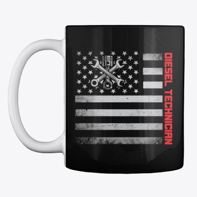 Diesel Technician US Flag