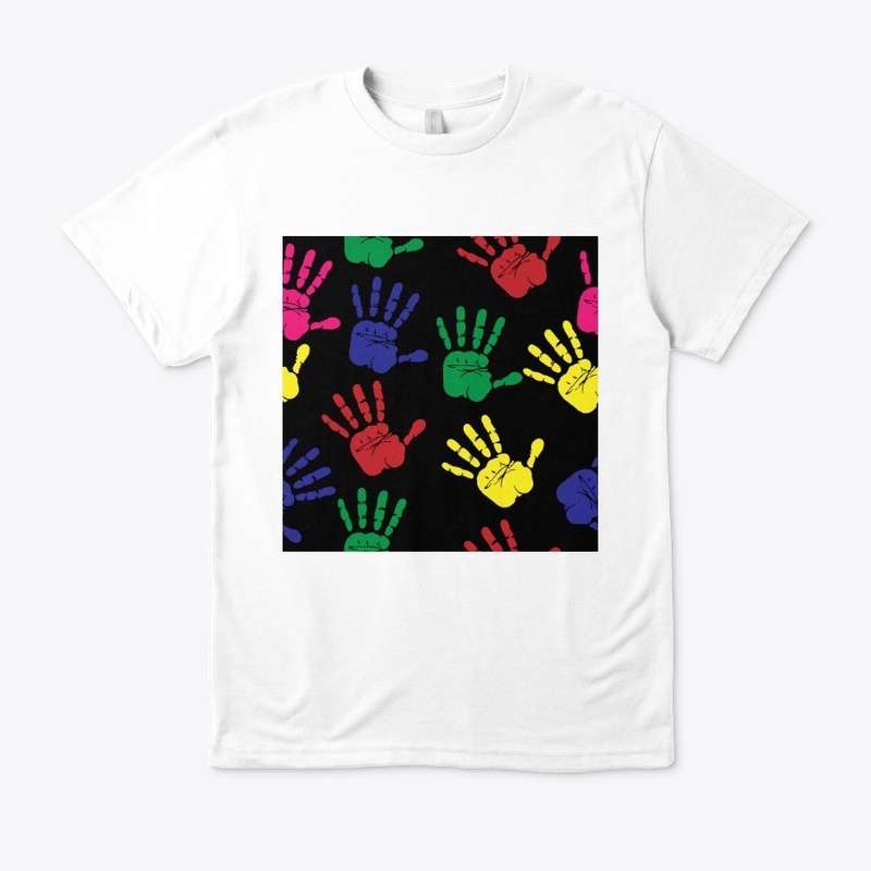 Handprints Coloring Patterns