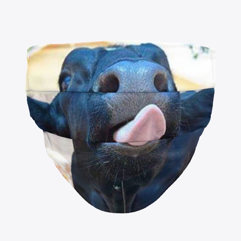 Cow tongue mask