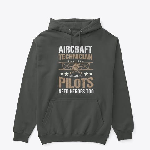Hero Hoodie Dark Heather T-Shirt Front