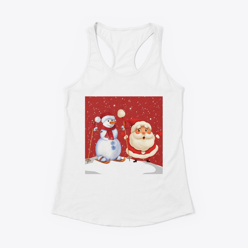 Santa Snowman Christmas