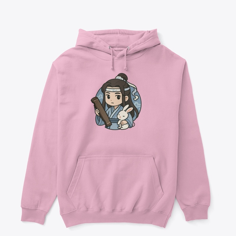 Lan Wangji Chibi Art | Guqin & Bunny