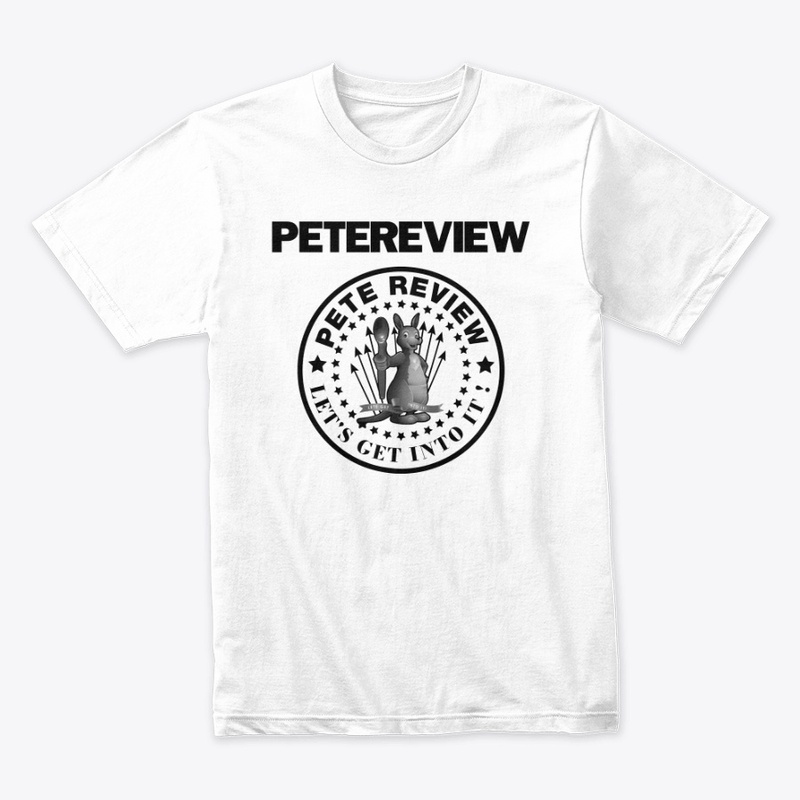 PeteReview Merch Black and White