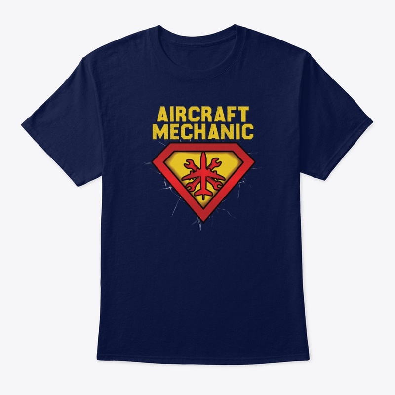 Superhero Aircraft Mechanic Shirt