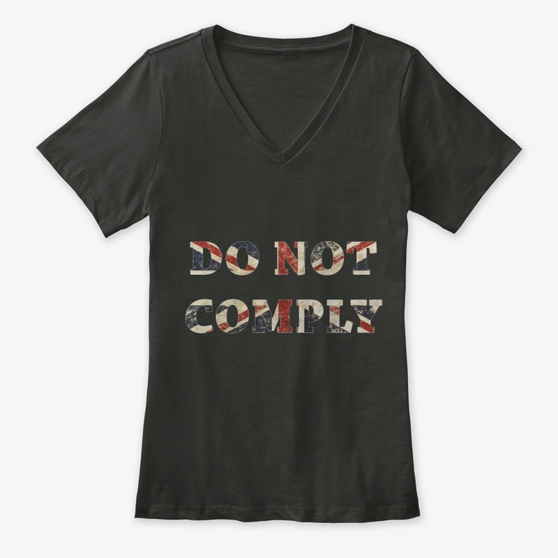 Do Not Comply Union Jack Flag Text