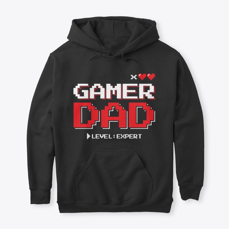 Retro Gamer 8 Bit Pixel - Gamer Dad of 2