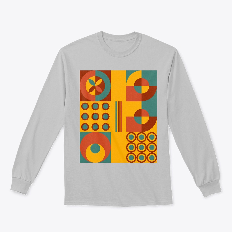 Tribal geometric design yellow