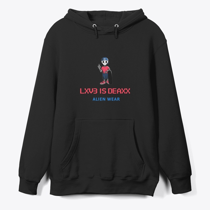 Love Is Dead Alien Wear Hoodie