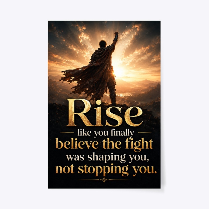 Shaped By The Fight Art